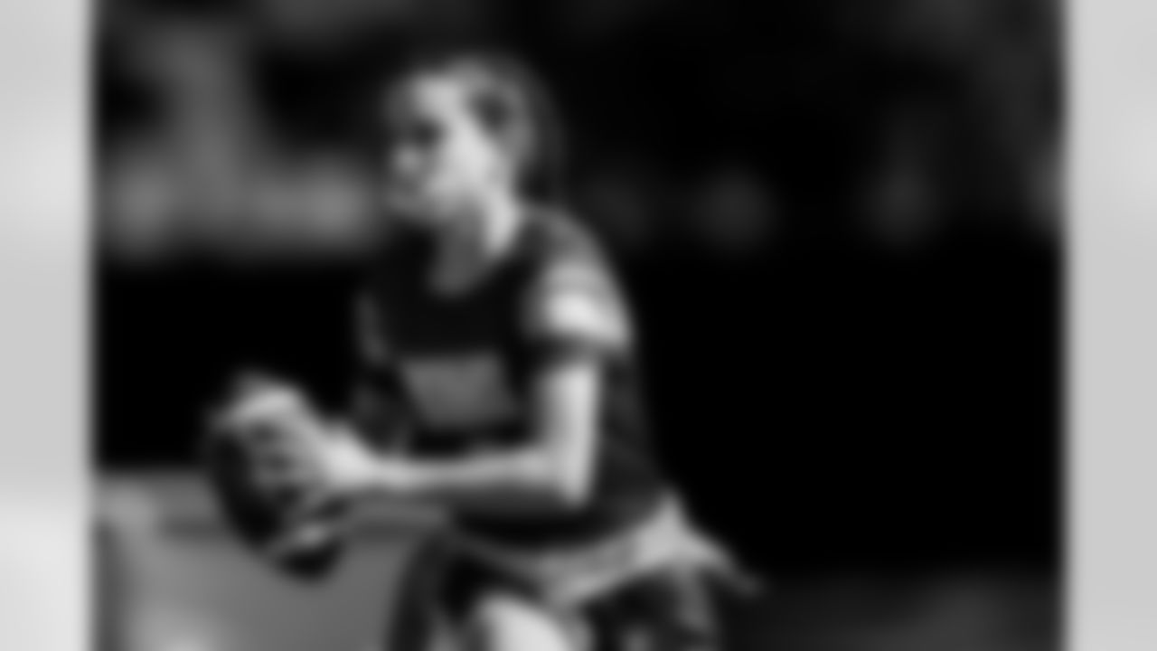 TAMPA, FL - February 10, 2026 - The 2026 Girls Flag Football Preseason Classic at AdventHealth Training Center. Photo By Tori Richman/Tampa Bay Buccaneers