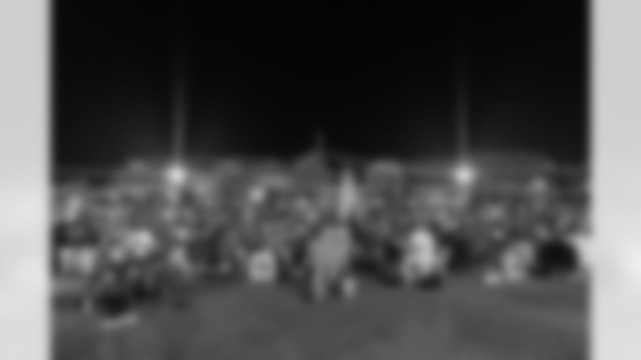 TAMPA, FL - November 23, 2025 - Fans during the Watch Party at Armature Works during the game between the Tampa Bay Buccaneers and the Los Angeles Rams. Photo By Doug DeFelice/Tampa Bay Buccaneers