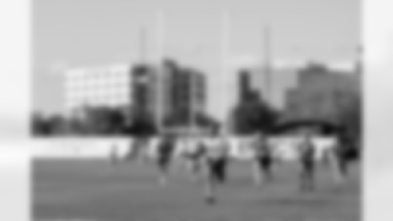 TAMPA, FL - February 12, 2026 - The 2026 Girls Flag Football Preseason Classic at AdventHealth Training Center. Photo By Tori Richman/Tampa Bay Buccaneers