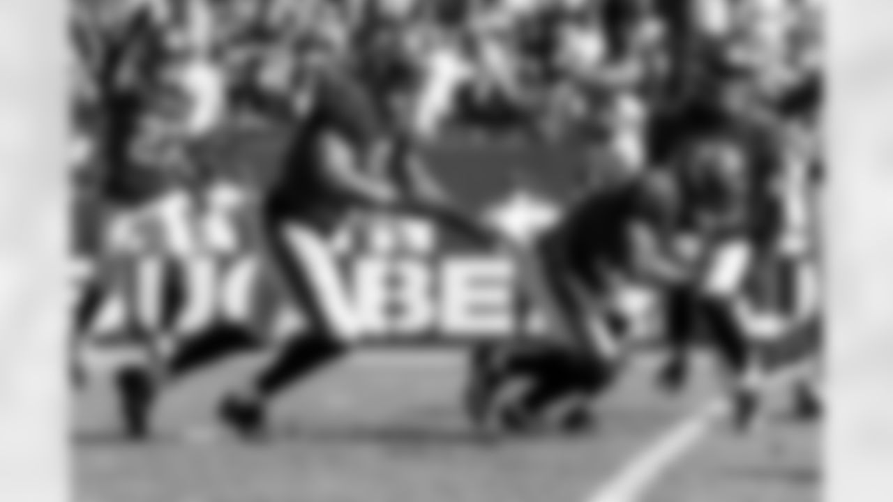 TAMPA, FL - November 30, 2025 - Safety Antoine Winfield Jr. #31 of the Tampa Bay Buccaneers intercepts a pass during the game between the Arizona Cardinals and Tampa Bay Buccaneers. The Bucs won the game, 20-17. Photo By Doug DeFelice/Tampa Bay Buccaneers