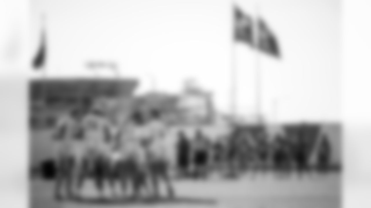 TAMPA, FL - February 11, 2026 - The 2026 Girls Flag Football Preseason Classic. Photo By Kyle Zedaker/Tampa Bay Buccaneers