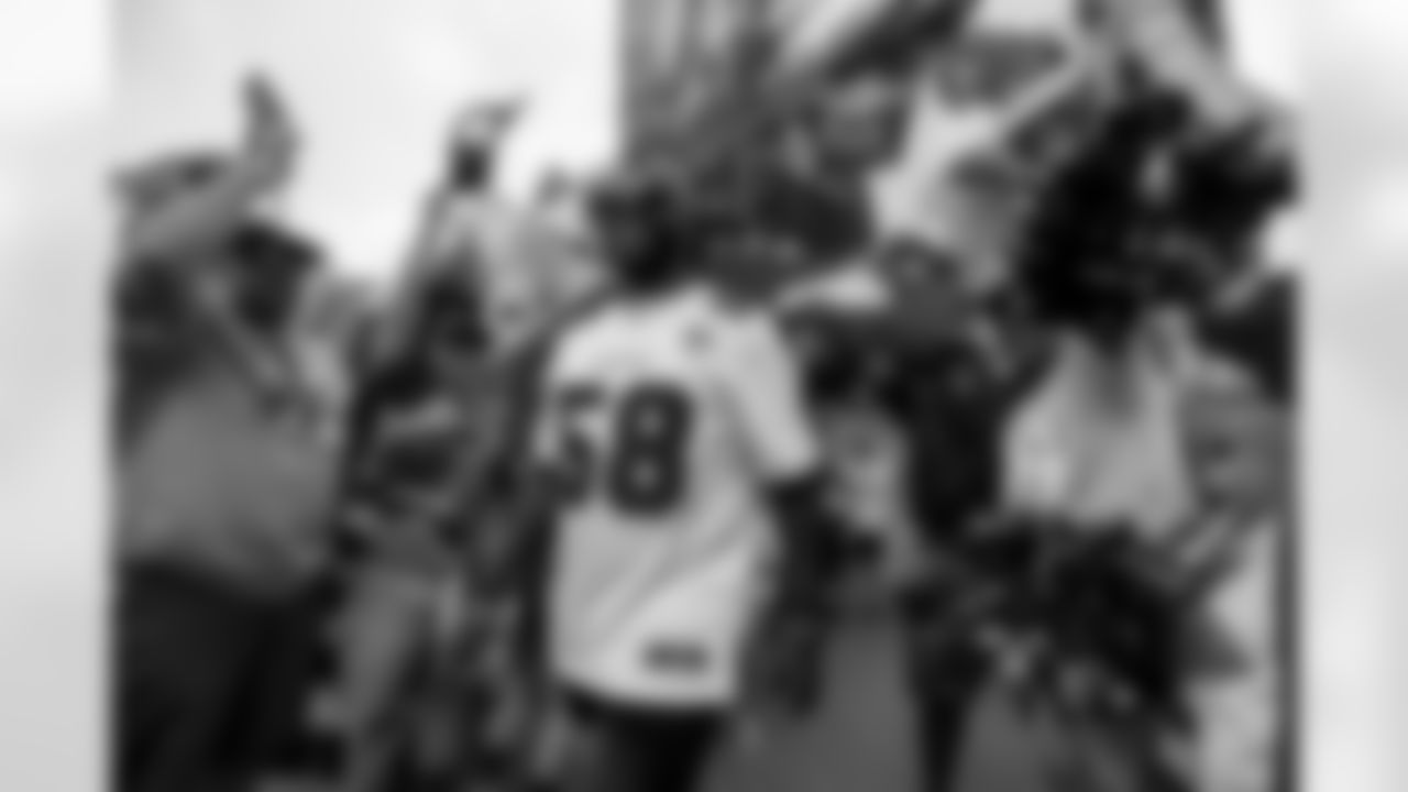 TAMPA, FL - November 09, 2025 - Buccaneers Legend Shaquil Barrett, Captain of the Krewe, during the game between the New England Patriots and Tampa Bay Buccaneers. The Bucs lost the game, 28-23. Photo By Dave Pullis/Tampa Bay Buccaneers