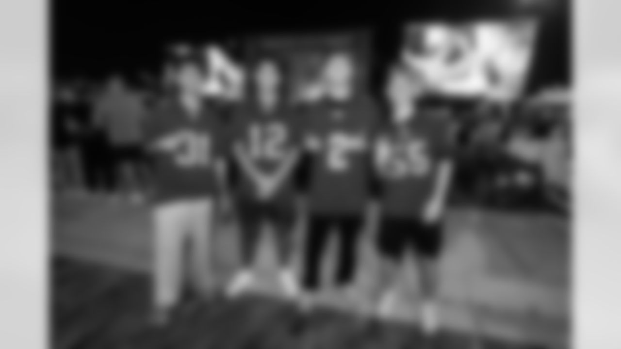 TAMPA, FL - November 23, 2025 - Fans during the Watch Party at Armature Works during the game between the Tampa Bay Buccaneers and the Los Angeles Rams. Photo By Doug DeFelice/Tampa Bay Buccaneers