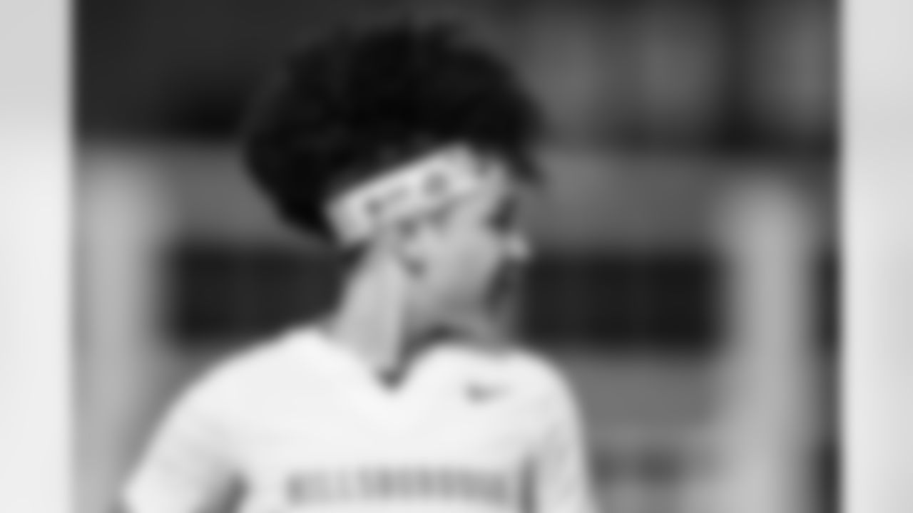 TAMPA, FL - February 12, 2026 - The 2026 Girls Flag Football Preseason Classic at AdventHealth Training Center. Photo By Tori Richman/Tampa Bay Buccaneers