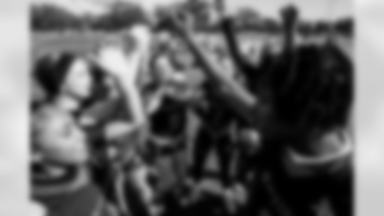 TAMPA, FL - February 12, 2026 - The 2026 Girls Flag Football Preseason Classic at AdventHealth Training Center. Photo By Tori Richman/Tampa Bay Buccaneers