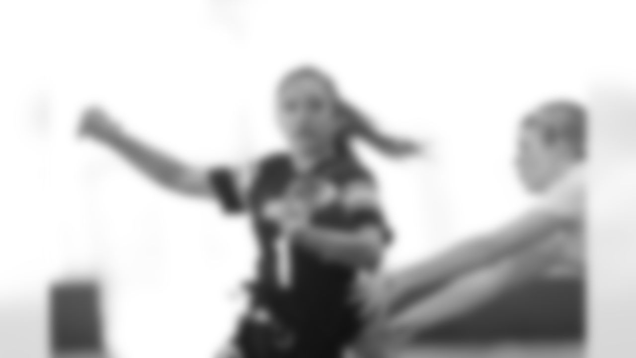 TAMPA, FL - February 13, 2026 - The 2026 Girls Flag Football Preseason Classic at AdventHealth Training Center. Photo By Cian Leach/Tampa Bay Buccaneers