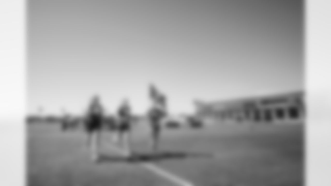 TAMPA, FL - February 10, 2026 - The 2026 Girls Flag Football Preseason Classic at AdventHealth Training Center. Photo By Tori Richman/Tampa Bay Buccaneers