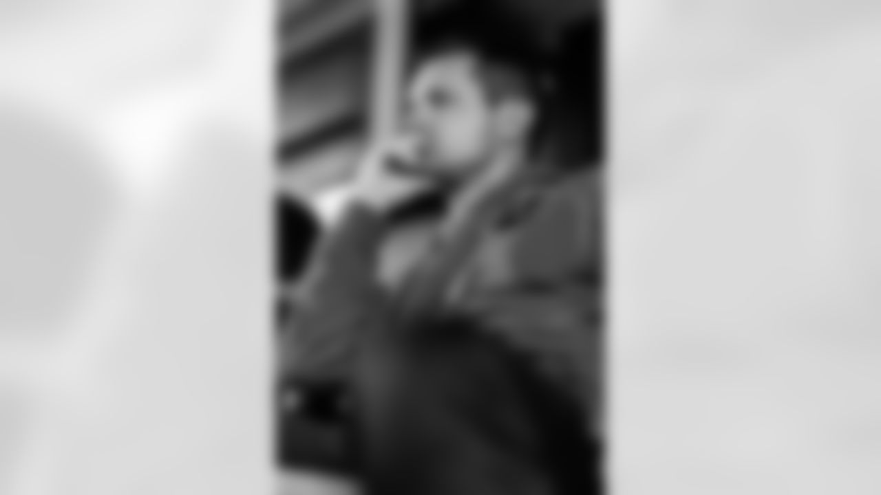 INDIANAPOLIS, IN - February 26, 2026 - Director of College Scouting Tony Hardie during Workouts at the 2026 NFL Combine at Lucas Oil Stadium. Photo By Tori Richman/Tampa Bay Buccaneers