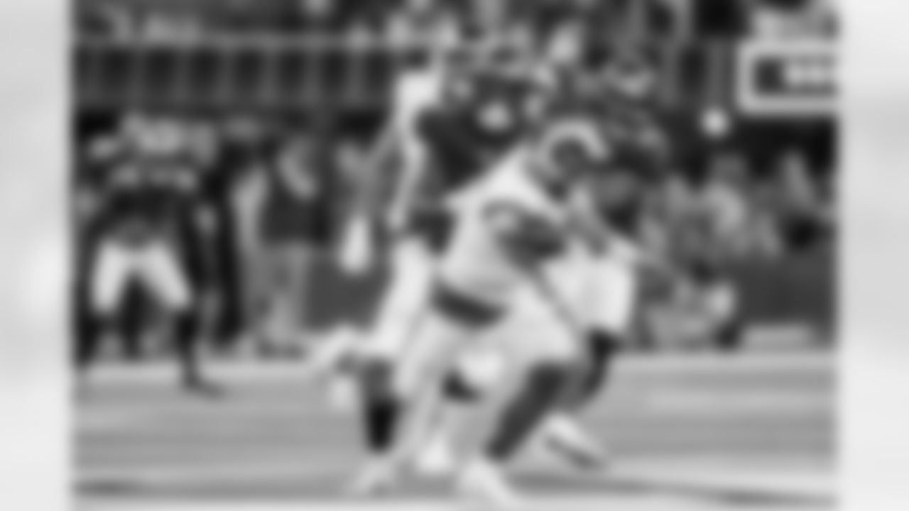 INGLEWOOD, CA - November 23, 2025 - Outside Linebacker Yaya Diaby #0 of the Tampa Bay Buccaneers during the game between the Tampa Bay Buccaneers and Los Angeles Rams. The Bucs lost the game, 34-7. Photo By Tori Richman/Tampa Bay Buccaneers