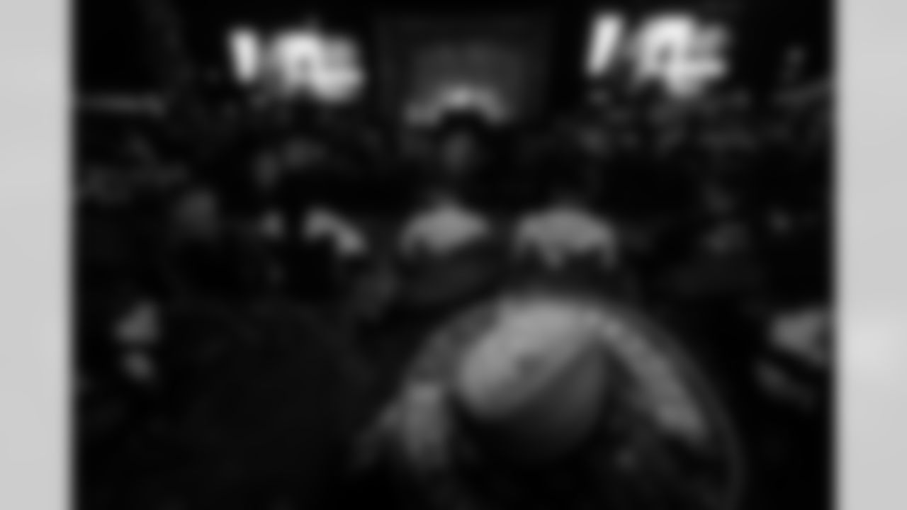 TAMPA, FL - November 23, 2025 - Watch Party at Armature Works during the game between the Tampa Bay Buccaneers and the Los Angeles Rams. Photo By Doug DeFelice/Tampa Bay Buccaneers