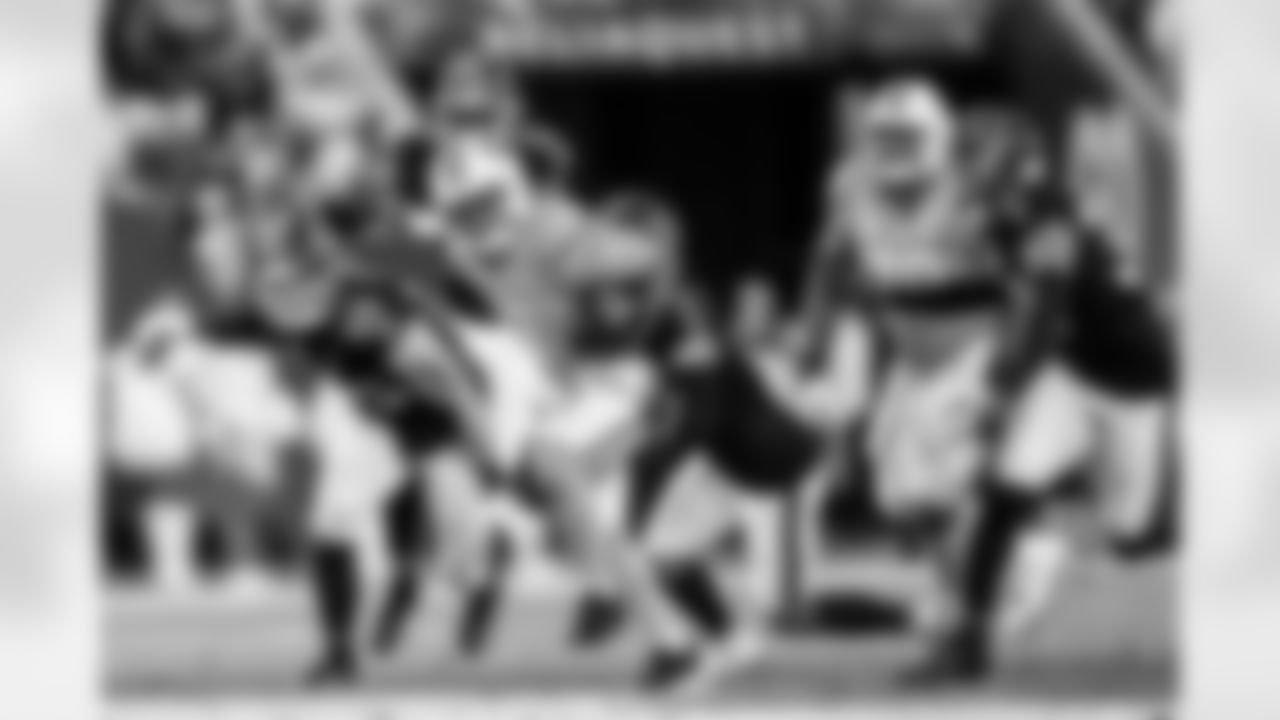 TAMPA, FL - December 11, 2025 - The Tampa Bay Buccaneers and Atlanta Falcons during a regular season game at Raymond James Stadium. The Bucs lost the game, 29-28. Photo By Tori Richman/Tampa Bay Buccaneers