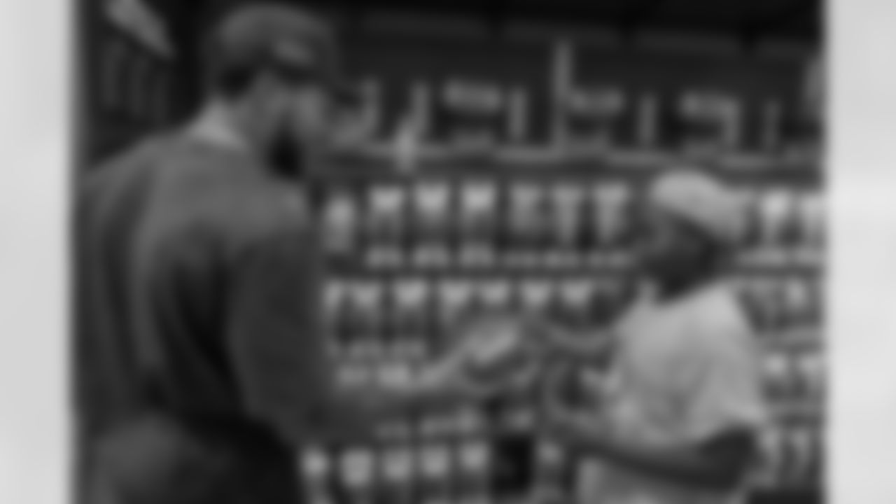 TAMPA, FL - December 16, 2025 - Antoine Winfield Jr. Holiday Shopping Spree at Dick's House of Sport International Plaza. Photo By Mike Carlson/Tampa Bay Buccaneers