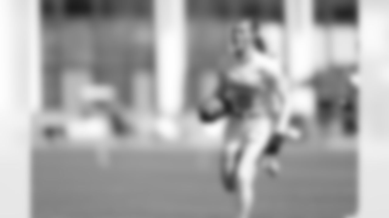 TAMPA, FL - February 13, 2026 - The 2026 Girls Flag Football Preseason Classic at AdventHealth Training Center. Photo By Cian Leach/Tampa Bay Buccaneers