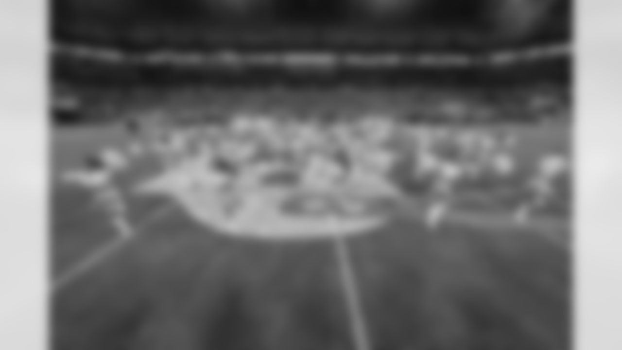 TAMPA, FL - December 11, 2025 - The Tampa Bay Buccaneers and Atlanta Falcons during a regular season game at Raymond James Stadium. The Bucs lost the game, 29-28. Photo By Mike Carlson/Tampa Bay Buccaneers