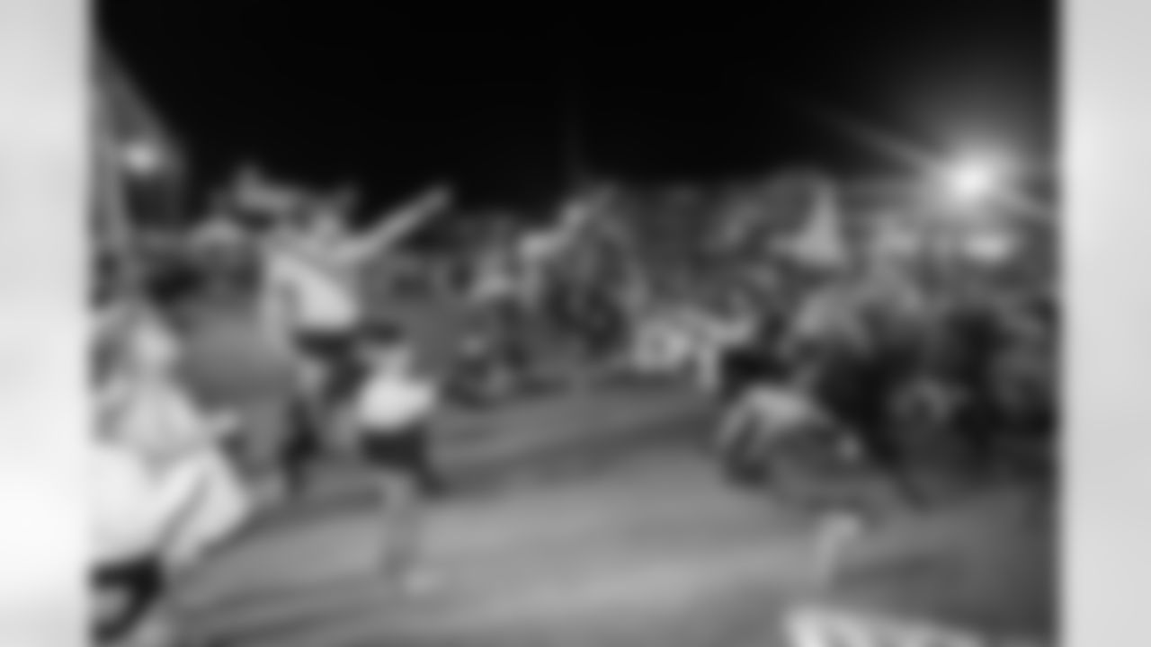 TAMPA, FL - November 23, 2025 - Captain Fear during the Watch Party at Armature Works during the game between the Tampa Bay Buccaneers and the Los Angeles Rams. Photo By Doug DeFelice/Tampa Bay Buccaneers