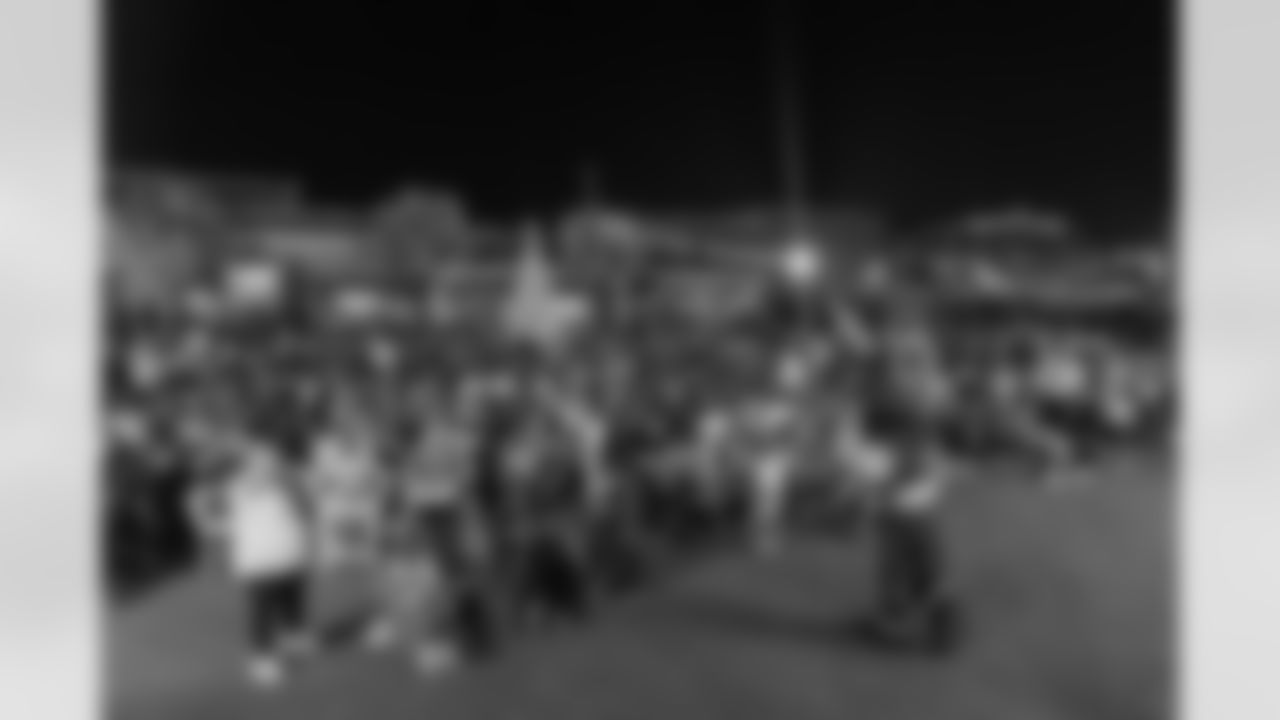 TAMPA, FL - November 23, 2025 - Captain Fear during the Watch Party at Armature Works during the game between the Tampa Bay Buccaneers and the Los Angeles Rams. Photo By Doug DeFelice/Tampa Bay Buccaneers