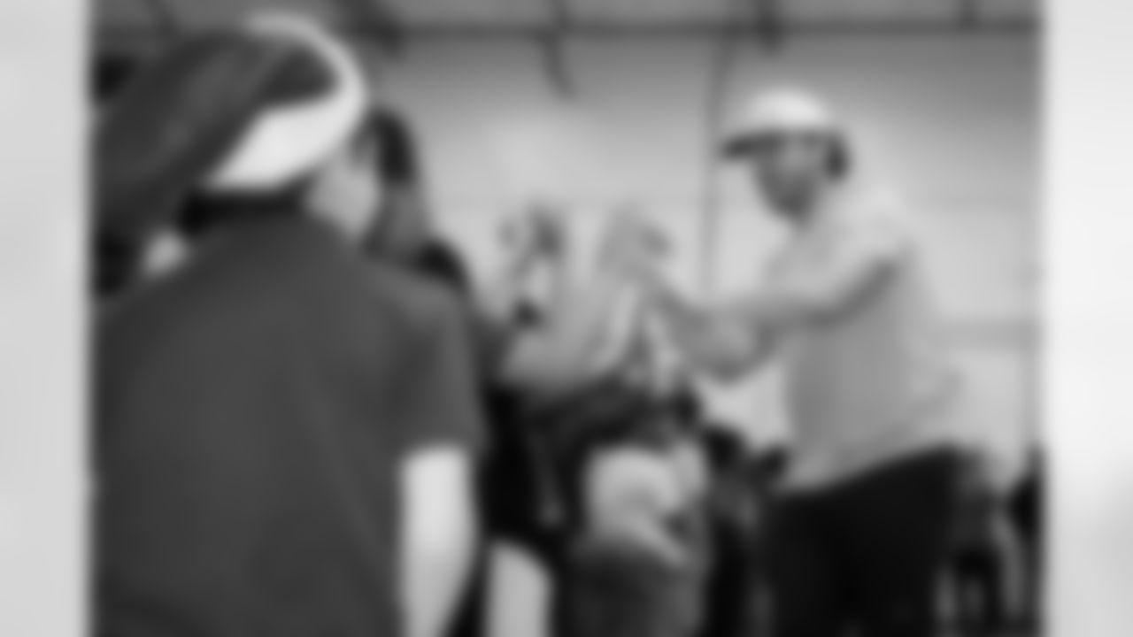 TAMPA, FL - December 16, 2025 - The Baker and Emily Mayfield Foundation's annual 'Passing The Joy' event. Photo By Doug DeFelice/Tampa Bay Buccaneers