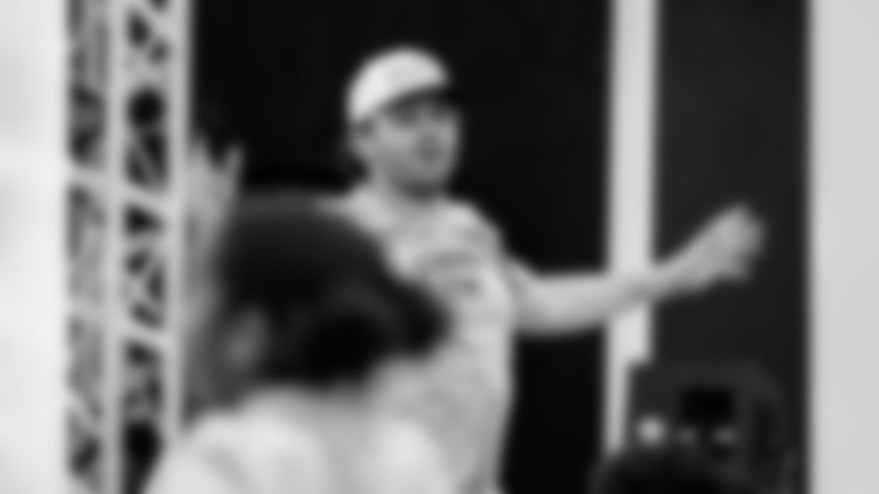 TAMPA, FL - December 16, 2025 - The Baker and Emily Mayfield Foundation's annual 'Passing The Joy' event. Photo By Doug DeFelice/Tampa Bay Buccaneers