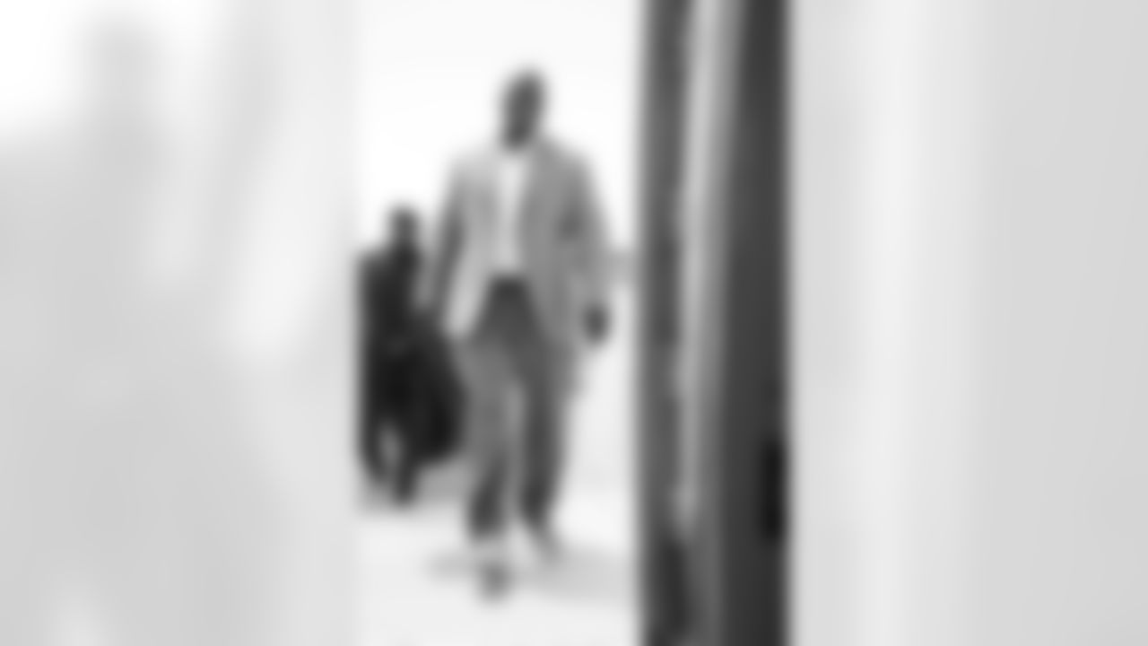 TAMPA, FL - September 02, 2025 - Head Coach Todd Bowles of the Tampa Bay Buccaneers departs before the opening game of the Bucs' 50th Season on the road against the Atlanta Falcons. Photo By Tori Richman/Tampa Bay Buccaneers