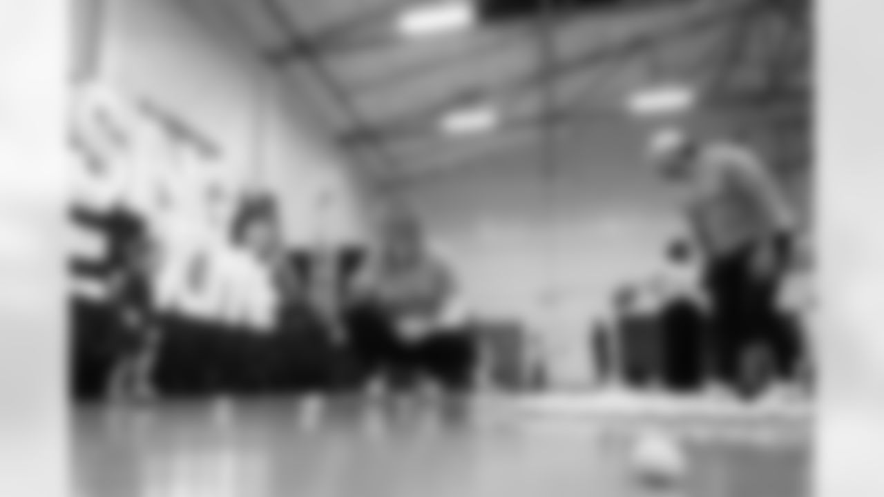 TAMPA, FL - December 16, 2025 - The Baker and Emily Mayfield Foundation's annual 'Passing The Joy' event. Photo By Doug DeFelice/Tampa Bay Buccaneers