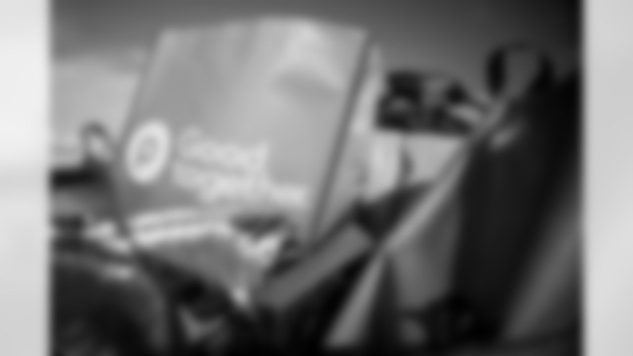 TAMPA, FL - November 25, 2025 - Publix bags filled with meals during Turkey Time with the O-Line. Photo By Kyle Zedaker/Tampa Bay Buccaneers