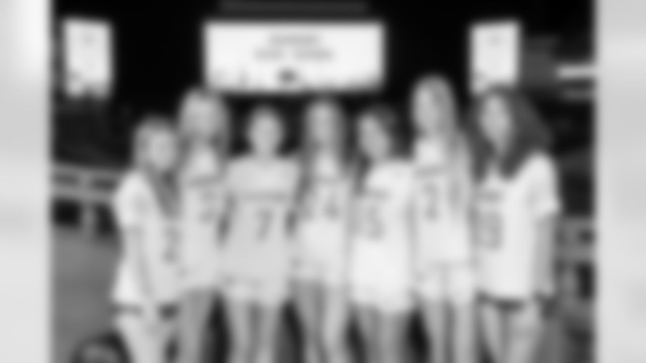 TAMPA, FL - February 13, 2024 - Team Portraits during Opening Night at Raymond James Stadium to the sixth annual Girls Flag Preseason Classic. Photo By Mike Carlson/Tampa Bay Buccaneers