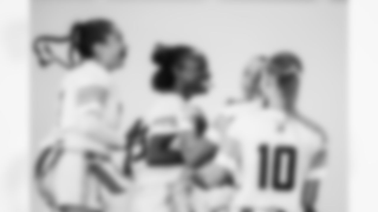 TAMPA, FL - February 09, 2026 - The 2026 Girls Flag Football Preseason Classic. Photo By Kyle Zedaker/Tampa Bay Buccaneers