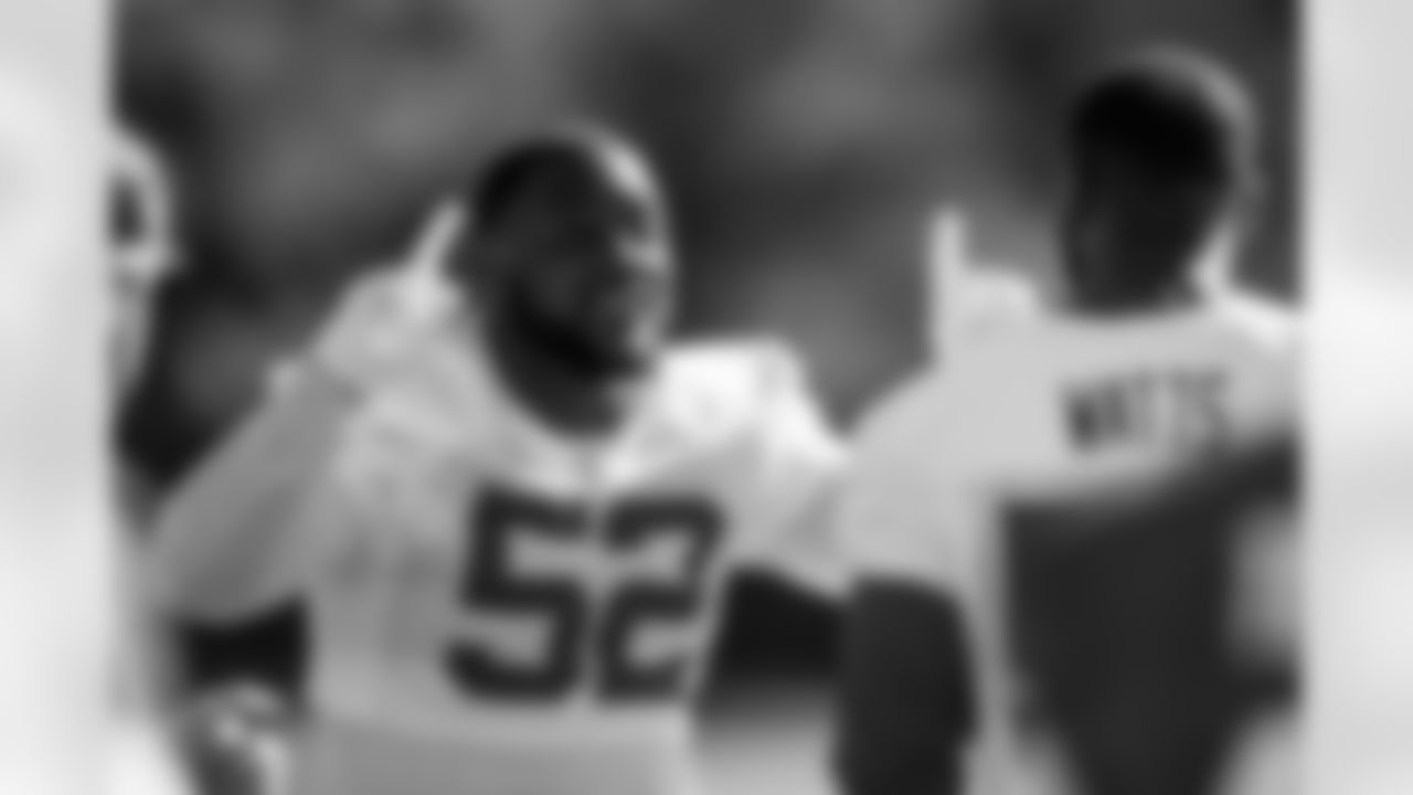 TAMPA, FL - November 28, 2025 - Defensive Lineman C.J. Brewer #52 of the Tampa Bay Buccaneers during practice at AdventHealth Training Center. Photo By Kyle Zedaker/Tampa Bay Buccaneers