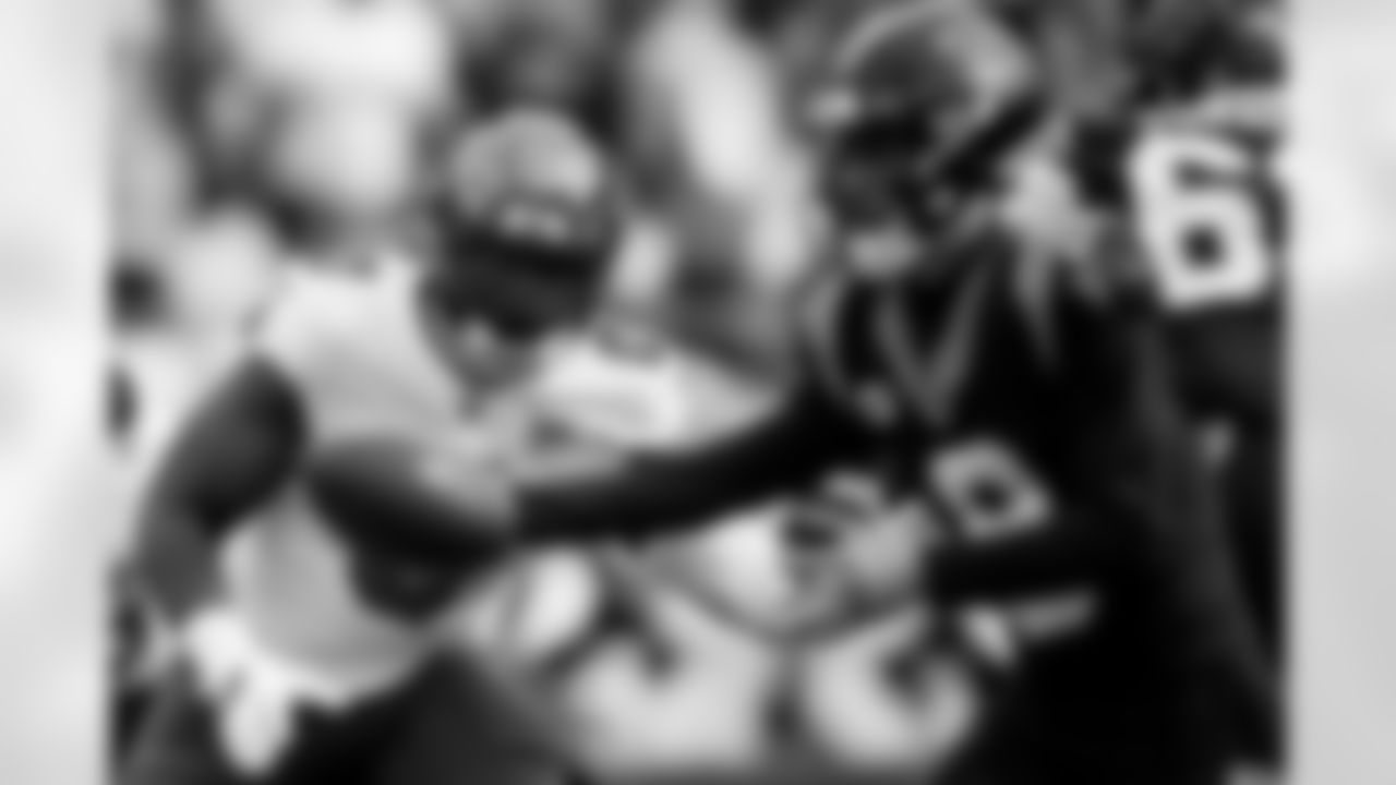 CHARLOTTE, NC - December 21, 2025 - Outside Linebacker Yaya Diaby #0 of the Tampa Bay Buccaneers during the game between the Tampa Bay Buccaneers and Carolina Panthers. The Bucs lost the game, 23-20. Photo By Kyle Zedaker/Tampa Bay Buccaneers