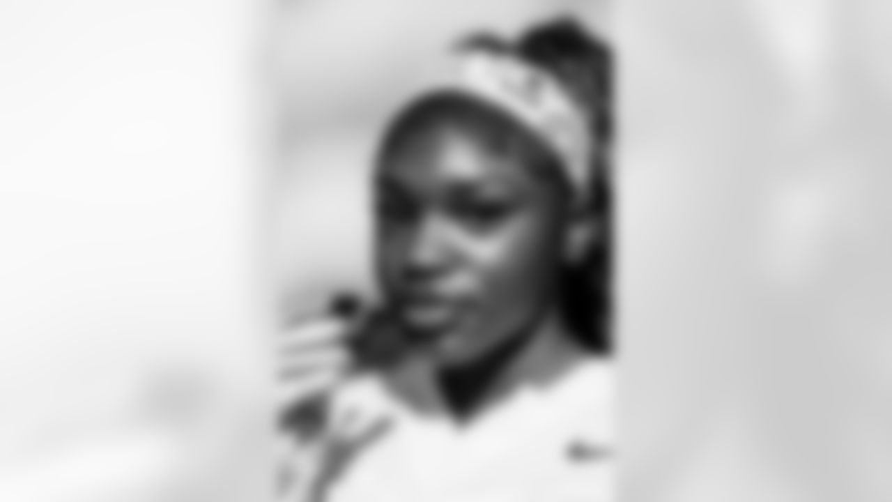 TAMPA, FL - February 12, 2026 - The 2026 Girls Flag Football Preseason Classic at AdventHealth Training Center. Photo By Tori Richman/Tampa Bay Buccaneers