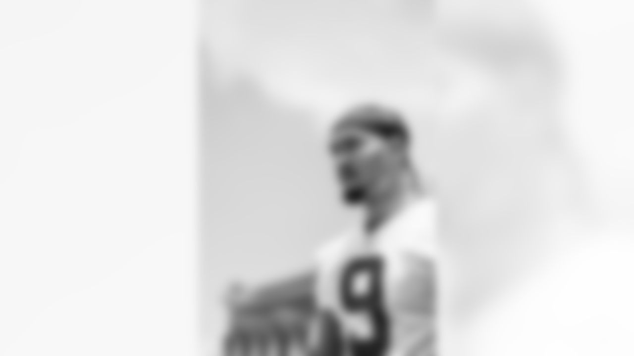 TAMPA, FL - May 09, 2025 - Wide Receiver Emeka Egbuka #9 of the Tampa Bay Buccaneers during 2025 Rookie Mini Camp at AdventHealth Training Center. Photo By Tori Richman/Tampa Bay Buccaneers