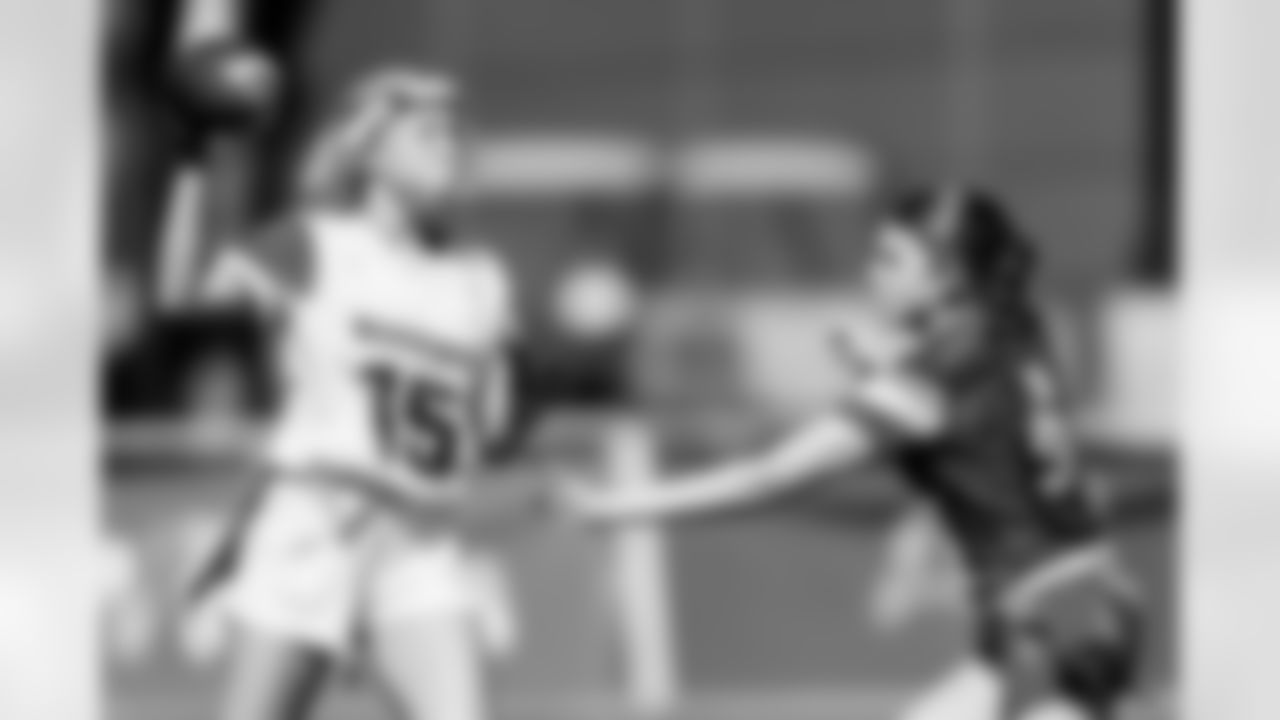 TAMPA, FL - February 10, 2026 - The 2026 Girls Flag Football Preseason Classic at AdventHealth Training Center. Photo By Tori Richman/Tampa Bay Buccaneers