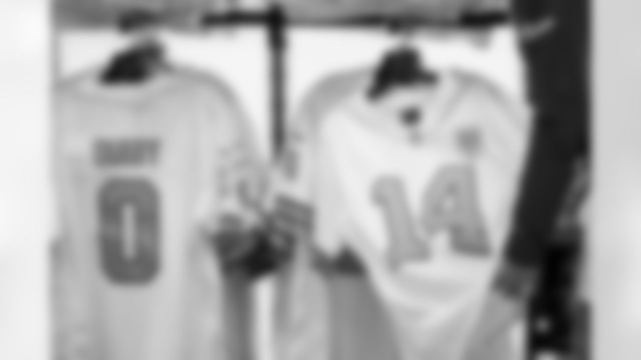 TAMPA, FL - July 15, 2025 - Fans shop during the launch of the original 1976 jersey at the Team Store at Raymond James Stadium. Photo By Kyle Zedaker/Tampa Bay Buccaneers