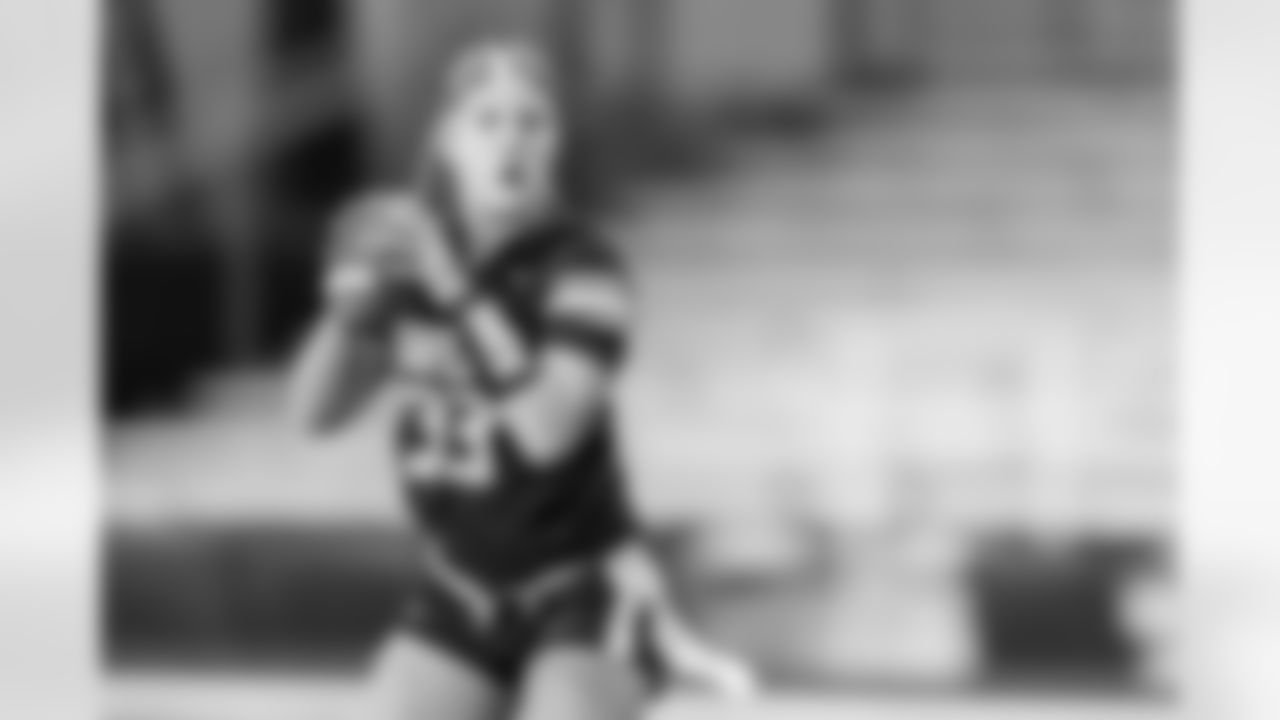 TAMPA, FL - February 10, 2026 - The 2026 Girls Flag Football Preseason Classic at AdventHealth Training Center. Photo By Tori Richman/Tampa Bay Buccaneers