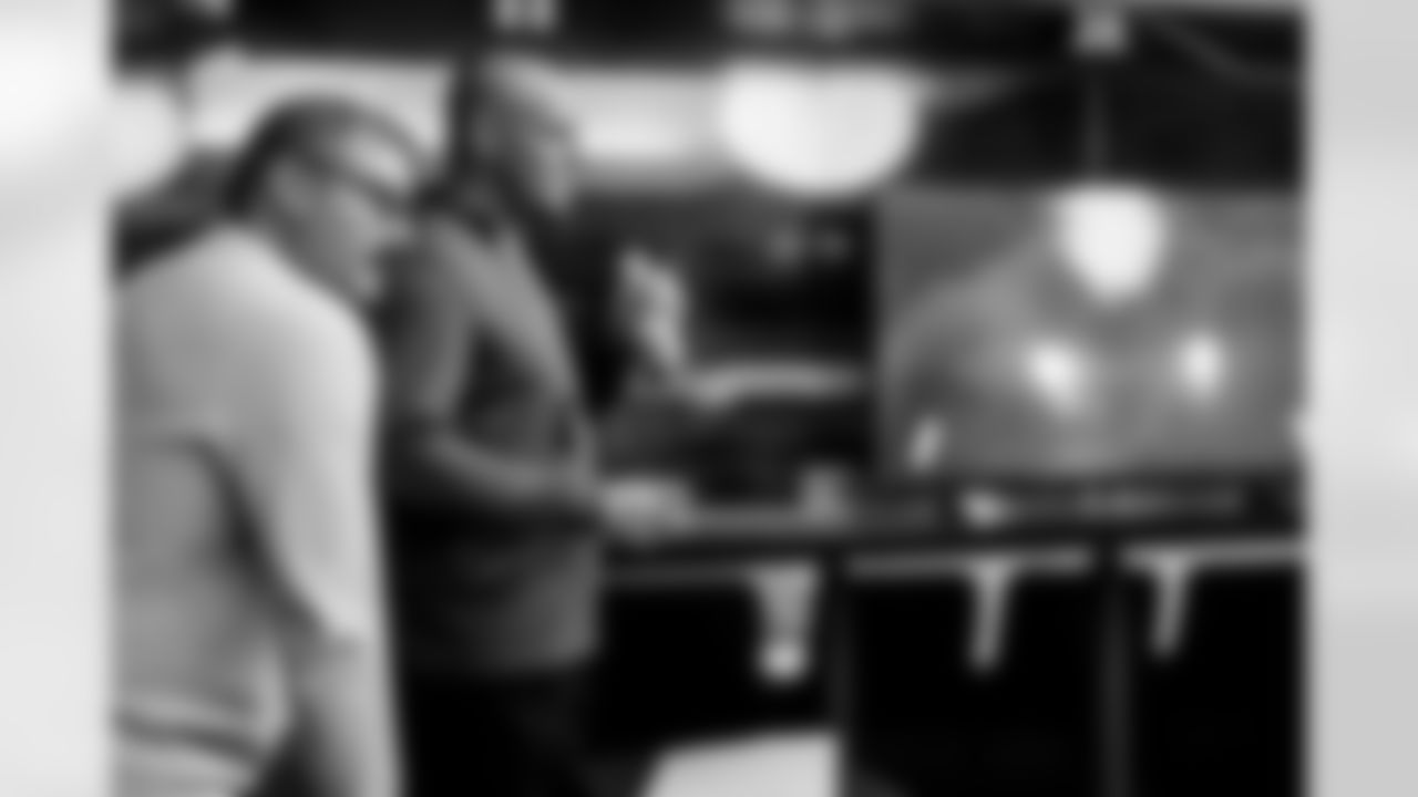 INDIANAPOLIS, IN - February 25, 2026 - National Scout Andy Speyer during Formal Interviews at the 2026 NFL Combine at Lucas Oil Stadium. Photo By Tori Richman/Tampa Bay Buccaneers