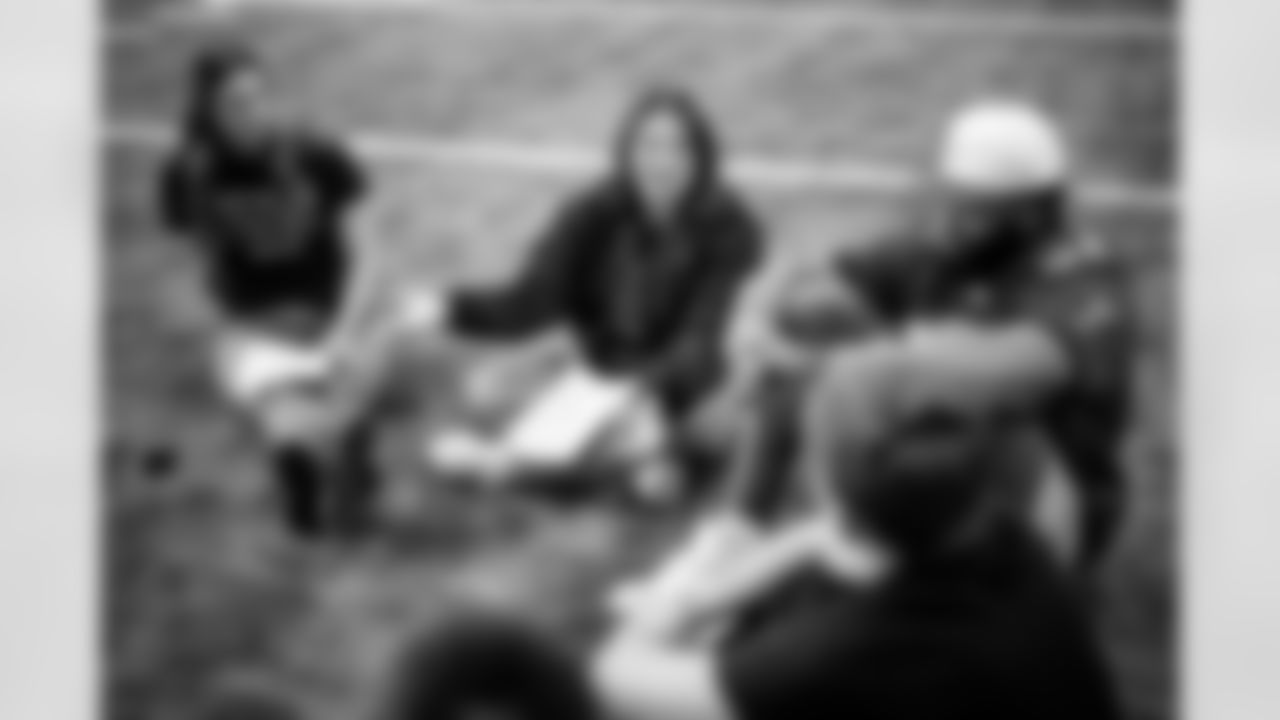 TAMPA, FL - December 16, 2025 - The final session of the Player-Student Mentoring Program at AdventHealth Training Center. Photo By Kyle Zedaker/Tampa Bay Buccaneers