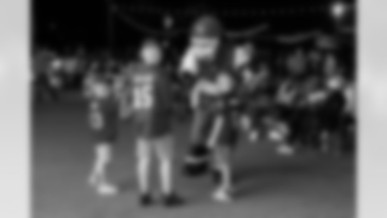 TAMPA, FL - November 23, 2025 - Captain Fear during the Watch Party at Armature Works during the game between the Tampa Bay Buccaneers and the Los Angeles Rams. Photo By Doug DeFelice/Tampa Bay Buccaneers