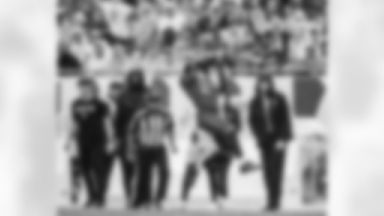 TAMPA, FL - December 07, 2025 - The Tampa Bay Buccaneers and New Orleans Saints play a regular season game at Raymond James Stadium. The Bucs lost the game, 24-20. Photo By Kyle Zedaker/Tampa Bay Buccaneers