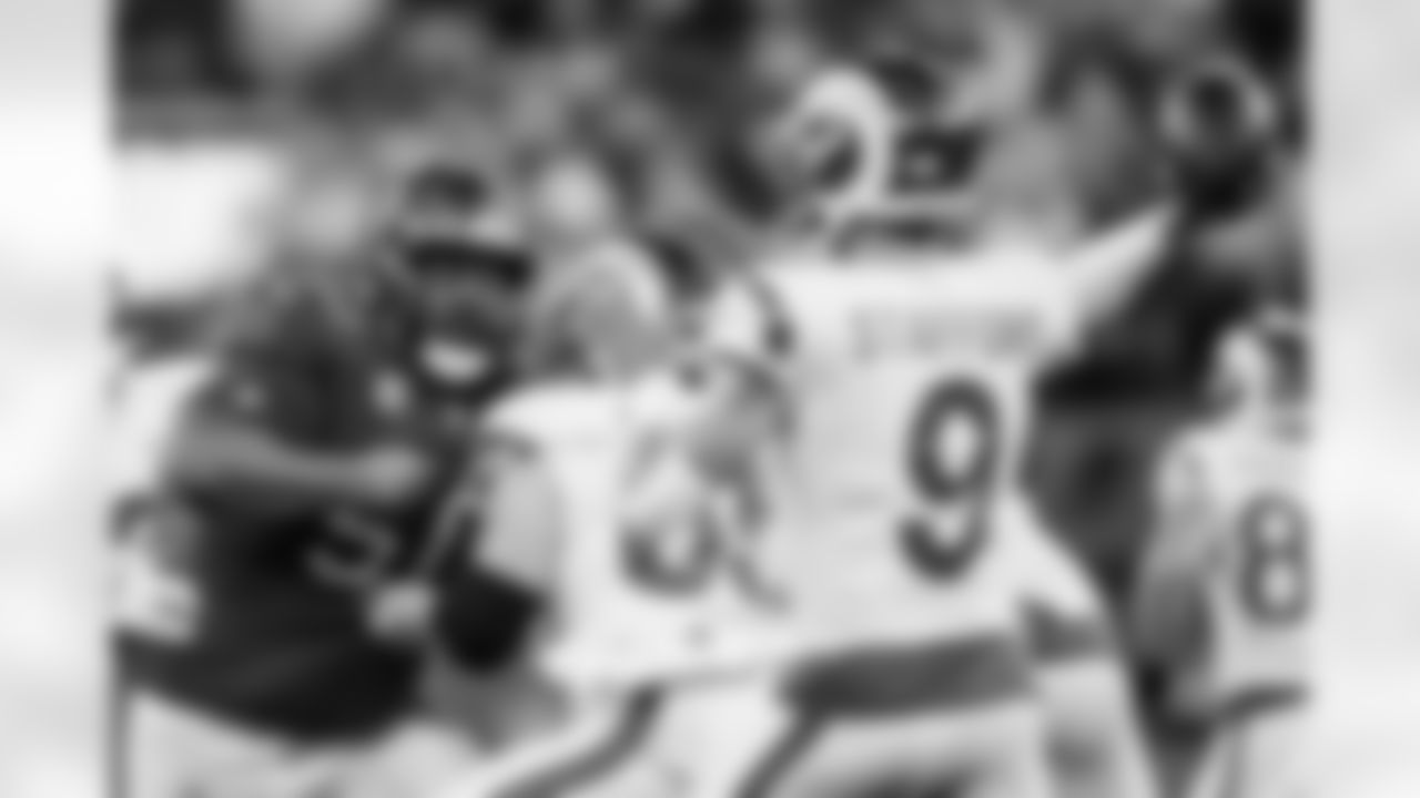 INGLEWOOD, CA - November 23, 2025 - Defensive Tackle Vita Vea #50 of the Tampa Bay Buccaneers during the game between the Tampa Bay Buccaneers and Los Angeles Rams. The Bucs lost the game, 34-7. Photo By Kyle Zedaker/Tampa Bay Buccaneers