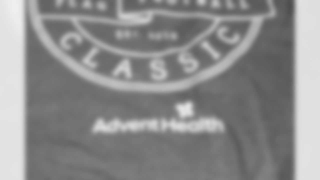 TAMPA, FL - February 13, 2026 - The 2026 Girls Flag Football Preseason Classic at AdventHealth Training Center. Photo By Cian Leach/Tampa Bay Buccaneers