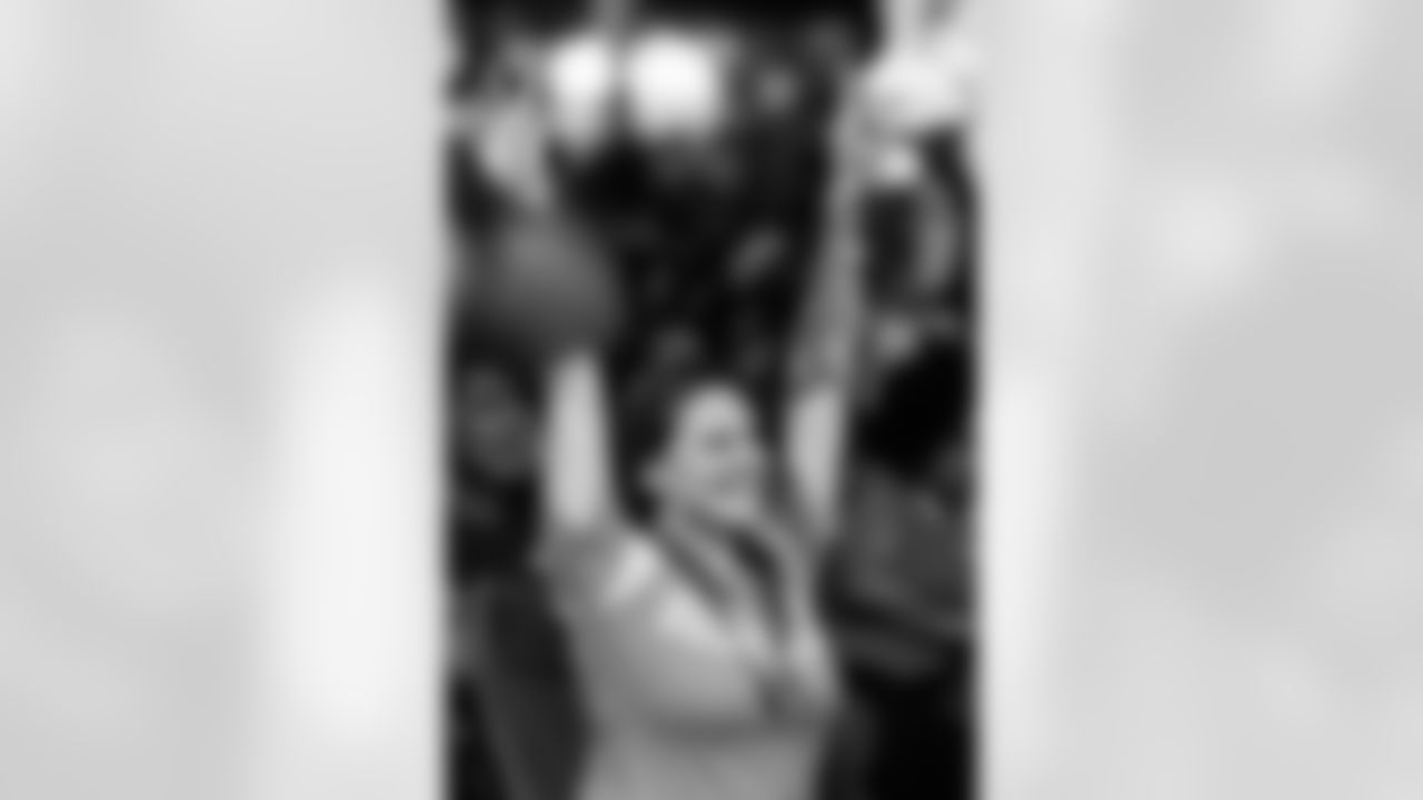 TAMPA, FL - November 23, 2025 - Fans during the Watch Party at Armature Works during the game between the Tampa Bay Buccaneers and the Los Angeles Rams. Photo By Doug DeFelice/Tampa Bay Buccaneers