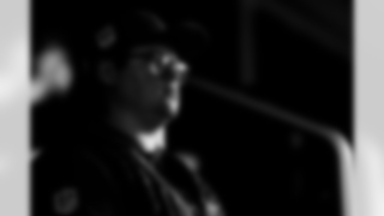 INDIANAPOLIS, IN - February 27, 2026 - College Scout Zach Smith during Workouts at the 2026 NFL Combine at Lucas Oil Stadium. Photo By Tori Richman/Tampa Bay Buccaneers