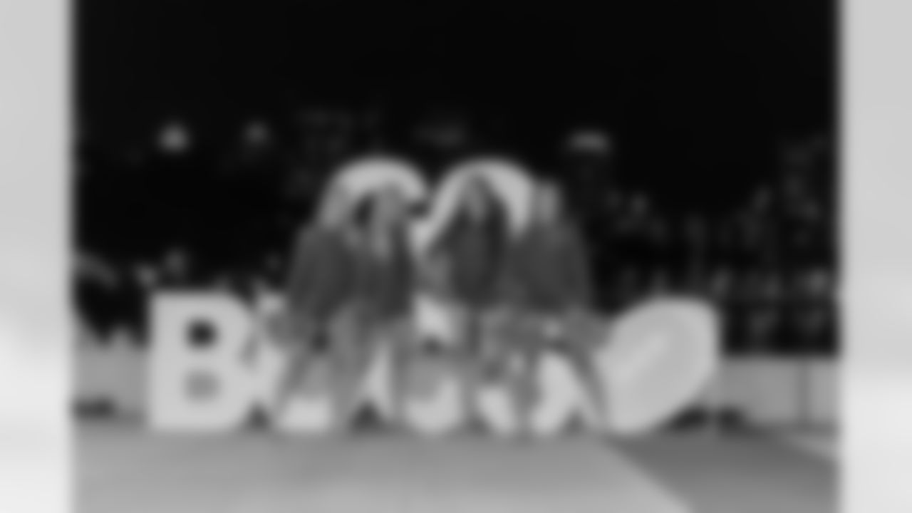 TAMPA, FL - November 23, 2025 - Tampa Bay Buccaneers Cheerleaders during the Watch Party at Armature Works during the game between the Tampa Bay Buccaneers and the Los Angeles Rams. Photo By Doug DeFelice/Tampa Bay Buccaneers