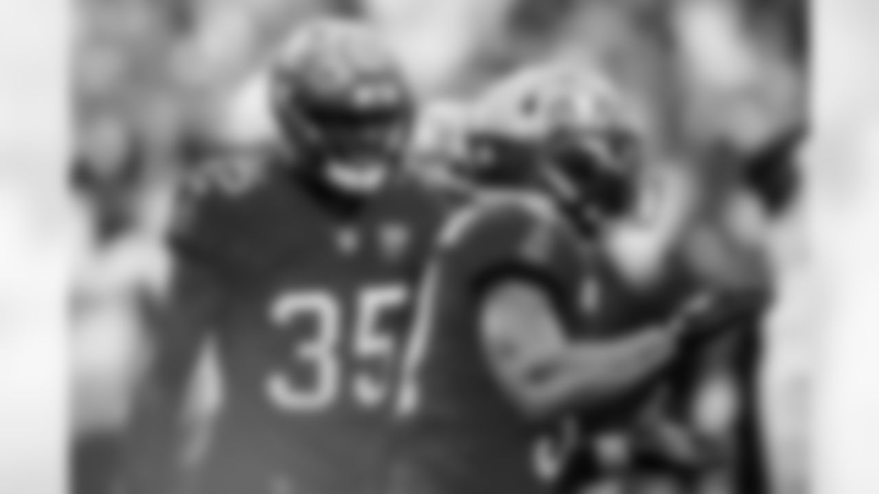 TAMPA, FL - December 07, 2025 - The Tampa Bay Buccaneers and New Orleans Saints play a regular season game at Raymond James Stadium. The Bucs lost the game, 24-20. Photo By Kyle Zedaker/Tampa Bay Buccaneers