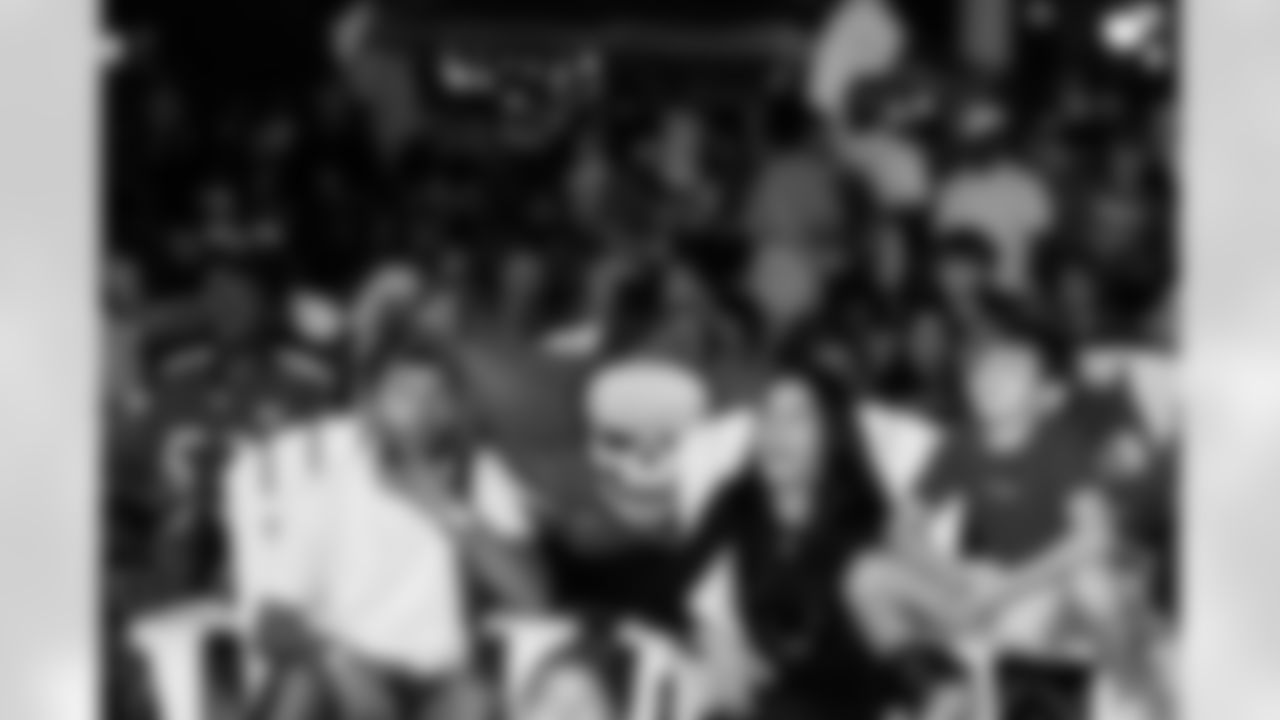 TAMPA, FL - November 23, 2025 - Fans during the Watch Party at Armature Works during the game between the Tampa Bay Buccaneers and the Los Angeles Rams. Photo By Doug DeFelice/Tampa Bay Buccaneers