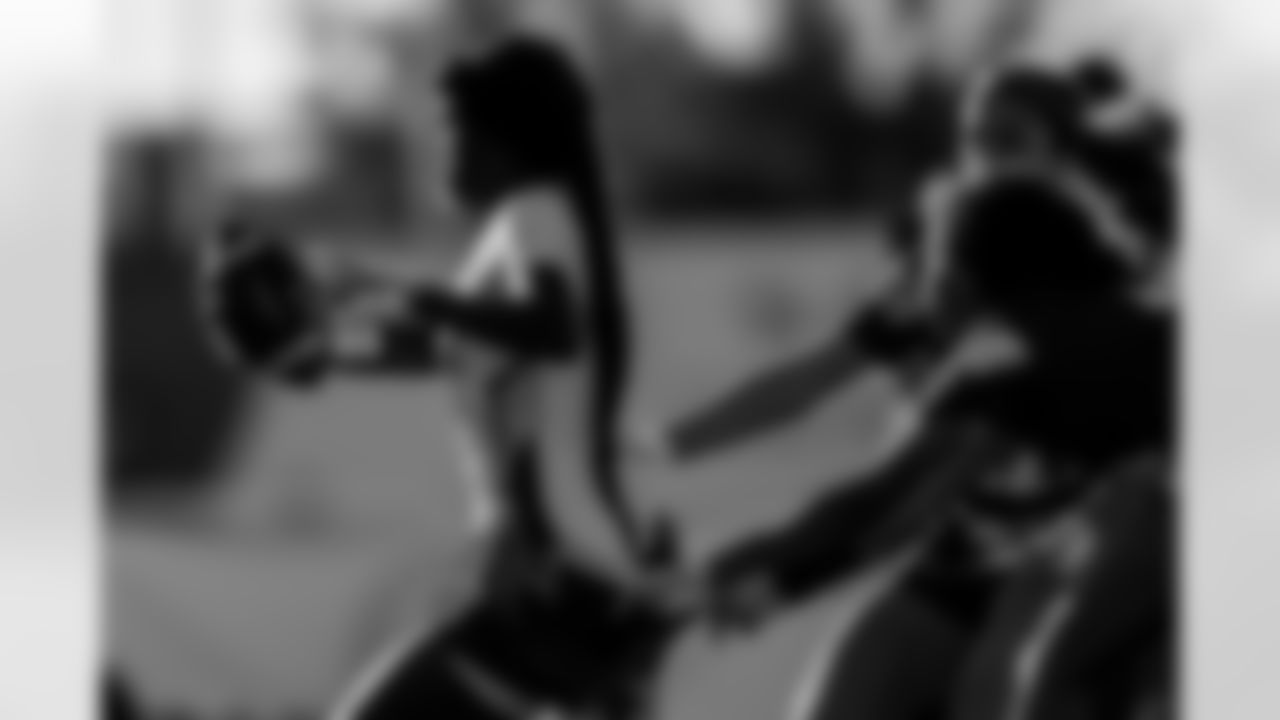 TAMPA, FL - February 10, 2026 - The 2026 Girls Flag Football Preseason Classic at AdventHealth Training Center. Photo By Tori Richman/Tampa Bay Buccaneers