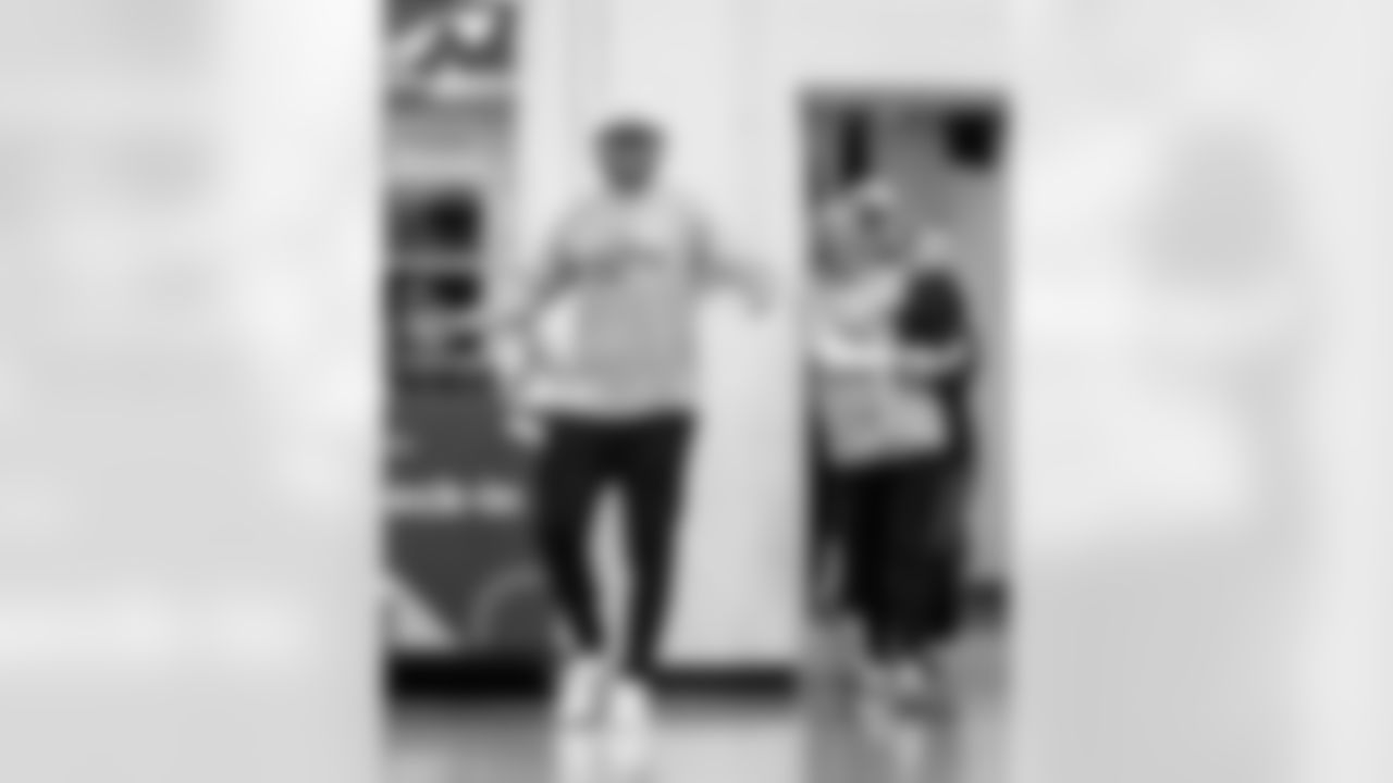 TAMPA, FL - December 16, 2025 - The Baker and Emily Mayfield Foundation's annual 'Passing The Joy' event. Photo By Doug DeFelice/Tampa Bay Buccaneers