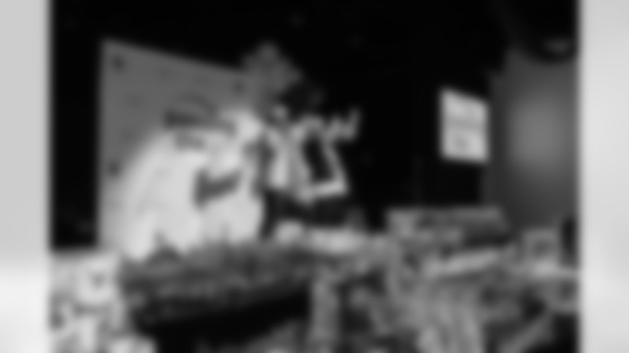 TAMPA, FL - December 16, 2025 - The Baker and Emily Mayfield Foundation's annual 'Passing The Joy' event. Photo By Doug DeFelice/Tampa Bay Buccaneers