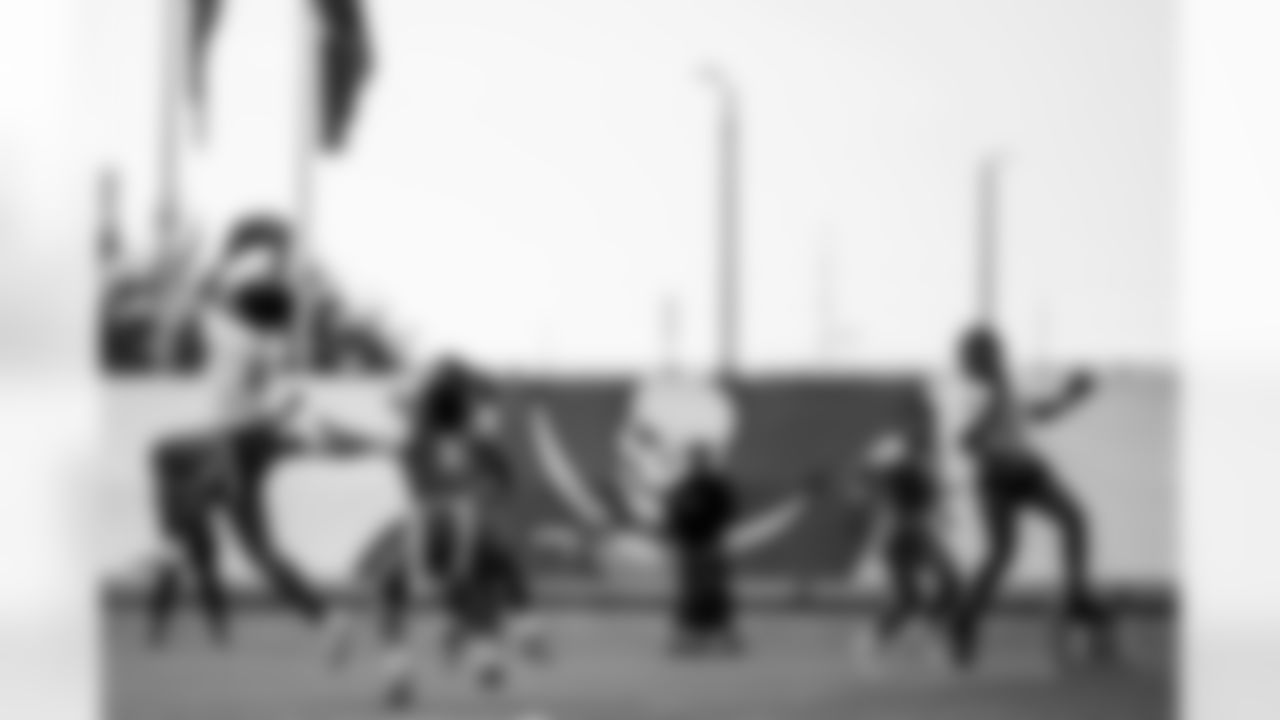 TAMPA, FL - February 11, 2026 - The 2026 Girls Flag Football Preseason Classic. Photo By Kyle Zedaker/Tampa Bay Buccaneers