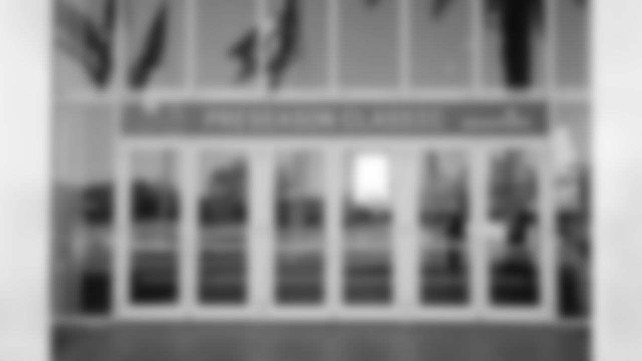 TAMPA, FL - February 13, 2026 - The 2026 Girls Flag Football Preseason Classic at AdventHealth Training Center. Photo By Cian Leach/Tampa Bay Buccaneers